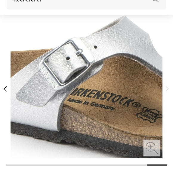 Birkenstock Kids Gizeh Silver Sandals Sz 32 Or 1-1.5 Junior - Picture 6 of 15